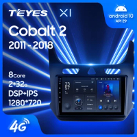 TEYES X1 For Chevrolet Cobalt 2 2011 - 2018 Car Radio Multimedia Video Player Navigation GPS Android 10 No 2din 2 din dvd