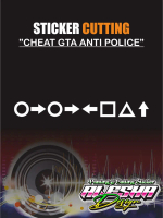 Sticker Stiker Cutting Viral Cheat GTA Anti Polisi Anti Tilang Kode Password GTA PS PC San Andreas