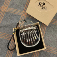 Piano Ibu Jari Mini 8 Nada Kalimba Piano Ibu Jari Pegang Tangan Gergasi Kecil Mini Mudah Alih Selebr