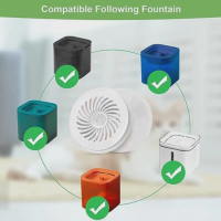 {DLGIFJIE} Upgraded Filter Units 3.0 for Pet Water Fountains E versweet 2S/3/3 Pro,E versweet Solo/S