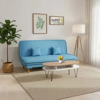 Garfield-Sofa bed-Lime-Sofa Kimmy Hazelnut