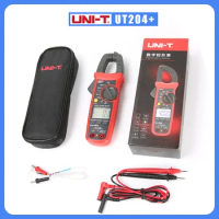 UNI-T UT204+ Digital AC DC Voltage Clamp Meter True RMS 400-600A Multimeter Automatic Range Voltmeter Resistance Tester