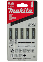 MAKITA 牧田 線鋸片 A-85765 B-25 5片 高速鋼 T127D 一般 切割 適用 硬木 裝飾合板 塑料 鋁材 日本製