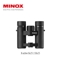 【Minox】X-active 10x25 雙筒定焦望遠鏡(防水抗霉 公司貨)