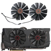 95MM FD10015H12S 0.55A 5Pin GTX980 Cooler Fan For ASUS STRIX GTX 970 980 780 TI R9 380 Graphics Video Card Cooling Fan