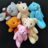 10PCS Kawaii Small Bears Plush Soft Toys Pearl Velvet Dolls Gifts Mini Teddy Bear Cute Soft Stuffed Doll For Kids Christmas Gift