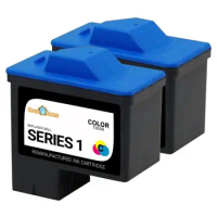 2 PACK For Dell Series 1 Color T0530 Ink Cartridges for 720 All-in-One Printer