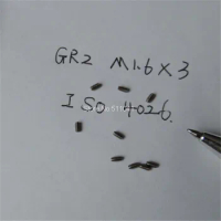 Ti titanium metal bolt screw grade 2 GR2 bolt M1.6x3 ISO4026
