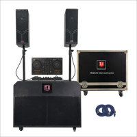 T.I pro audio 2023 new design dj mixer sound system pioneer dj controller speaker for 500 people dj show