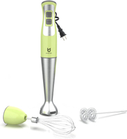 Immersion Hand Blender, UTALENT 3-in-1 8-Speed Stick Blender with Milk Frother, Egg Whisk for Coffee