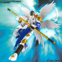 Original Bandai Figure-Rise Standard Digimon Adventure Angemon Collectible Anime Figure Action Model Toys Gift Boy