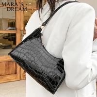Mara's Dream 12 Colour Fashion Exquisite Shopping Bag Retro Casual Women Totes Shoulder Bag Female PU Solid Color Zipper Handbag
