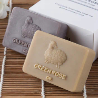 Sdotter Goat's Milk Handmade Soap Goat Soap Hydrating Facial Soap Oil Control Soap Moisturizing Beauty Soap（Special offer, free