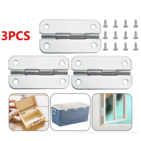 3Pcs Cooler Hinges &amp; Screws Set For Igloo Rectangular-shaped Ice Chests Up To Size 165 QT Cooler Hinges 304 Stainless Steel Tool