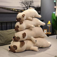 Pug Dog Cute Plush Toy Realistic Shar-Pei Dog Doll Bed Home Sleep Pillow
