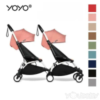 Stokke® YOYO² 輕量型嬰兒推車(6m+)+YOYO(6m+)connect專用後座-白管(各9色)