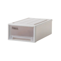 【日本天馬】日本製 Fits 30面寬單層抽屜收納箱-高18CM-3入
