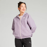【PUMA】外套 女 運動風衣外套 UV 紫 68929888