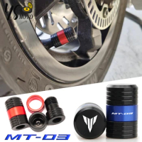Motorcycle Wheel Tire CNC Aluminum Valve Stem Caps Air Airtight Covers For YAMAHA MT03 MT-03 MT 03 2014-2021 2022 Accessories