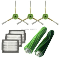 50sets 3* Filter + 3*Side Brush +2* Brush Roll for iRobot Roomba i7 E5 E6 I Series Robot Vacuum Cleaner Replacement Spare Parts