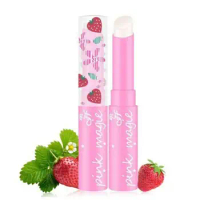 Hydrating Moisturizer Lip Blam Natural Nutritious Strawberry Lip Blam Temperature Color Changing Waterproof Lasting Makeup Tool
