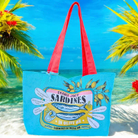 กระเป๋าใส่ของชำผ้าฝ้าย100% JSVEN Trader Joe''s \กระเป๋าผ้า Trader Joes Tote Bag  กระเป๋าผ้าแฟชั่นนำเ