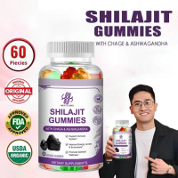 iMATCHME Shilajit Kẹo dẻo nang bổ sung 600mg hỗ trợ sản xuất năng lượng và sức sống tăng cường hiệu