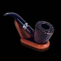 Fashion Carved Pipes Chimney Filter Smoking Pipe Herb Tobacco Pipe Cigar Narguile Grinder Smoke Mouthpiece Cigarette Holder