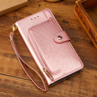 Zipper Case For OPPO Realme 3 5 6 7 X2 X7 X50 Pro Leather Cover on Narzo 20 C3 C11 C15 V5 C17 Magnetic Business Wallet Case