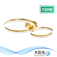 【大巨光】現代風 LED 100W半吸頂燈-中_LED(MF-0692)