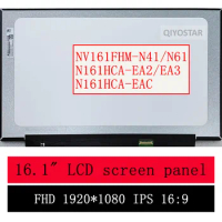 16.1" Slim LED matrix for HP Pavilion Gaming 16-a0055ur laptop lcd screen panel Display 1920*1080P FHD IPS 60HZ
