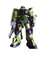 ฟิกเกอร์ PG 1/60 Ms 06F ZAKU II สีเขียว