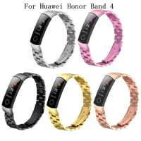 Fashion New Band For Huawei Honor Band 4 Metal strap Stainless steel band Bracelet For honor band 4 Smart Accessories Wristband