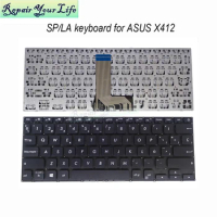 Laptop PC Spanish Keyboard for ASUS Vivobook 14 X412 X412D X412J X412UA UB X412FA FL X412DA DK SP/ES Spain replacement keyboards