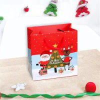 Christmas Candy Bags Children New Year Gift Bags Packaging Bag Kids Handbag Birthday Snack Cookie Storage Paper Bags