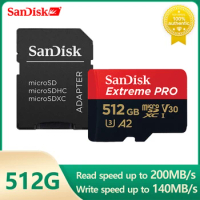 SanDisk SD 1TB Micro TF Mini SD Card 256GB 512GB 128gb 64GB TF Memory Flash Card for Phone/Computer/Camera Dropshipping