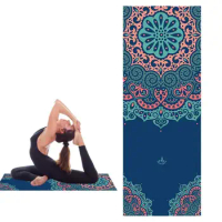 Yoga Towel Mat Sized Active Dry Non-slip Travel Beach Towel Microfiber Sweat Absorbent Beach Essentials For Hot Yoga Pilates And