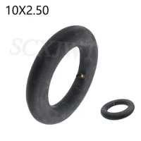 10 inch Inflatable Inner Tube 10x2.50 with Straight Valve Fit For Tricycle Bike Schwinn Kids 3 Wheel Stroller Electric Scooter