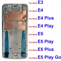Middle Frame For Motorola Moto E3 E4 Play E5 Plus E5 Play Go Middle Housing Bezel Plate Cover Case Replacement Parts