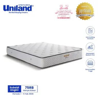 Uniland Springbed Rivera Brilliant Firmtop - Hanya Kasur Spring Bed 120 x 200 Grey