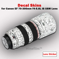 70300 Lens Sticker Protective Film for Canon EF 70-300mm f/4-5.6 IS USM Lenses Decal Skins Protector Cover