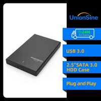 UnionSine HDD Case 2.5" USB 3.0 HDD Enclosure 2.5inch Serial Port SATA SSD Support 6TB For Seagate Toshiba Fujitsu 2.5" HDD