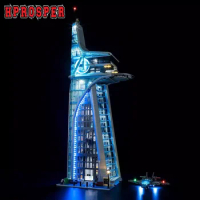 Hprosper 5V LED Lighting (No Model) for LEGO 76269 Marvel Avengers Tower Decorative Building Block L