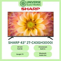 SHARP 43GH3000i / 2T-C43GH3000i / 43GH3000 GOOGLE TV 43 Inch