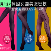 日本限定-韓國女團美腿密技激黑絲襪(買3送2)