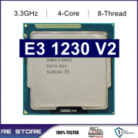 Used Xeon E3 1230 V2 3.3GHz SR0P4 8M Quad Core LGA 1155 CPU 1230V2 Processor cpu