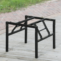 優樂悅~正方形可折疊架子桌腿支架方桌子架桌腳架金屬桌子腿折疊桌支架腿