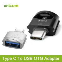 Untoom USB Type C OTG Adapter Type-C Male To USB 2.0 Female OTG Converter USB C OTG Adapter Connector for Macbook Samsung Huawei