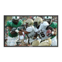 55 Inch Outdoor Television 4K Ultra HD IP55 Waterproof TV Used for Outdoor