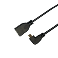 【百寶屋】MAX+ Micro HDMI公 to HDMI母L型高清影音延長線(左彎)